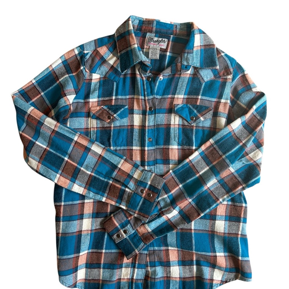 Girls Wrangler Pearl Snap